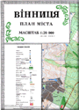 Map of Vinnitsa
