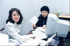Working with the woman